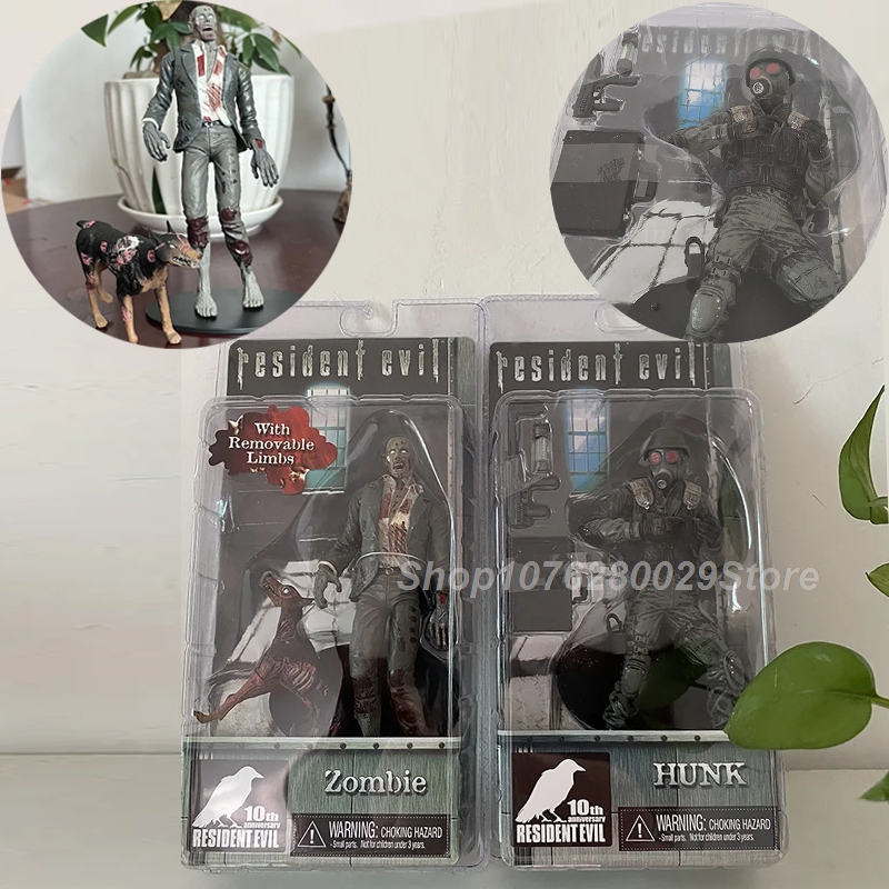 Model Kit Zombie - NECA Redfield Hunk Zombie With Dog