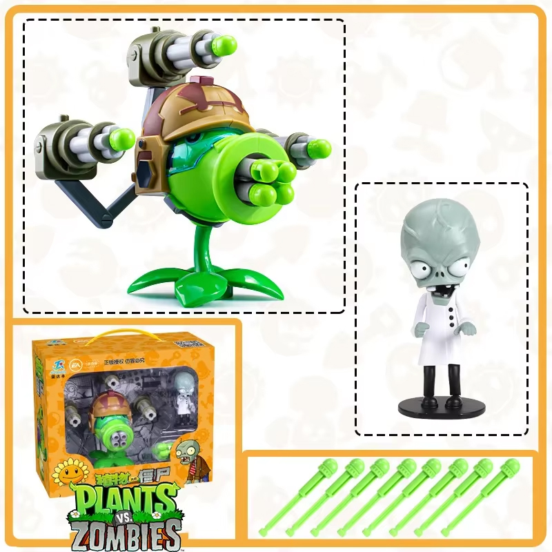 Plants Vs Zombies Gatlin Pea S - Model Kit Zombie review and price