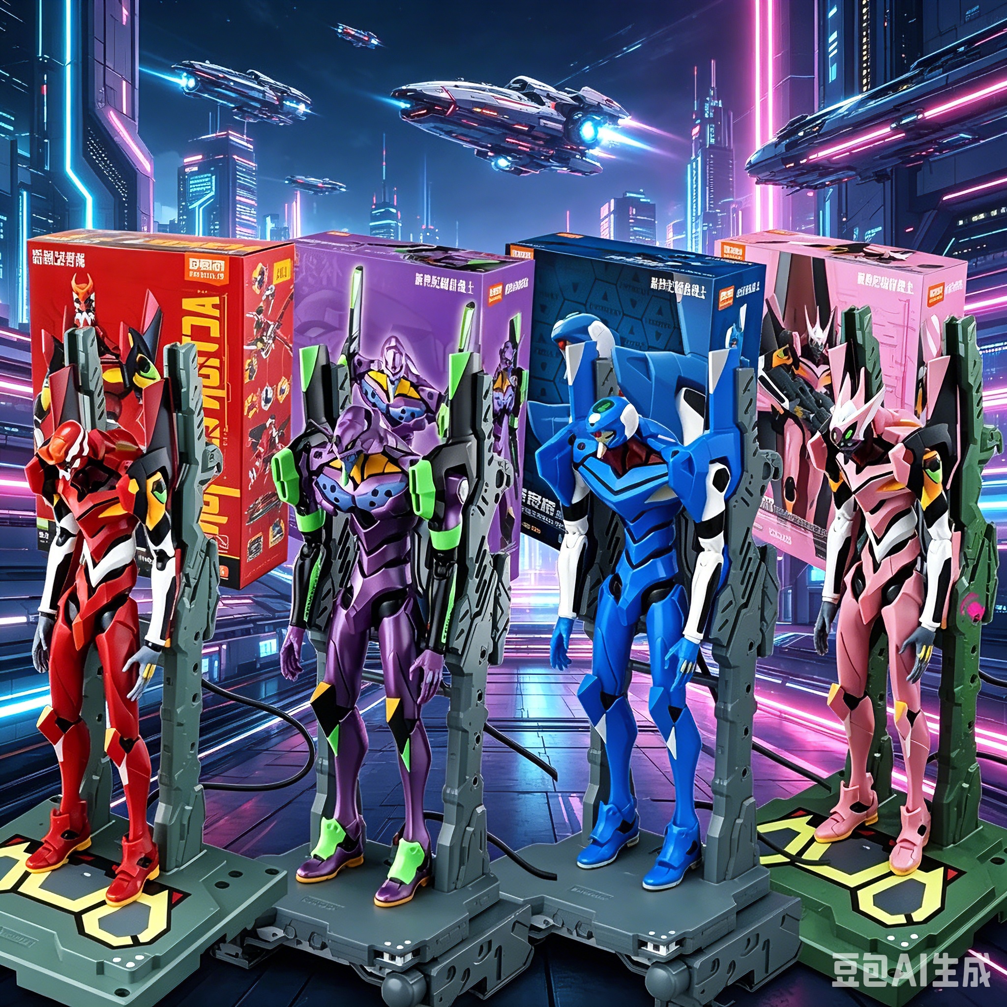 BLOKEES Original EVANGELION TY - Model Kit Aoshima review and price