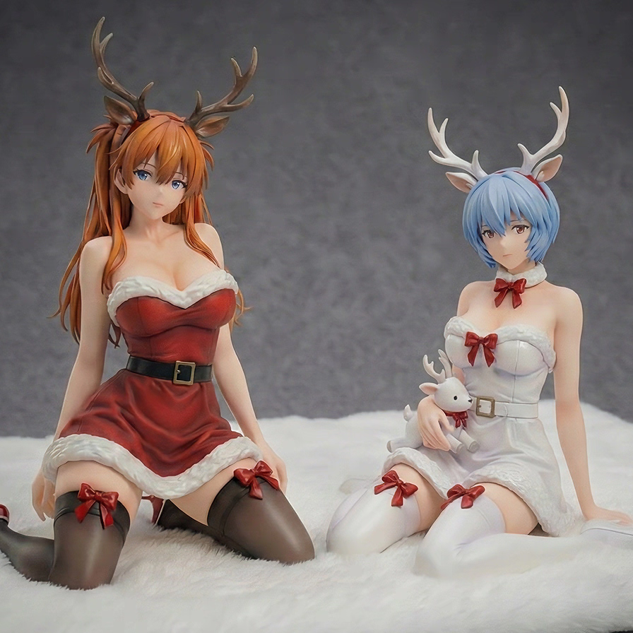 Asuka Langley Rei Ayanami Neon - Model Kit Aoshima review and price