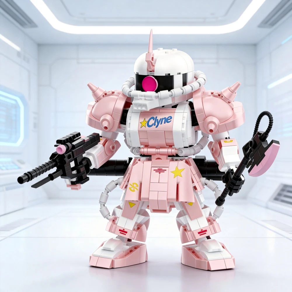 892PCS Pink Zaku Mecha Buildin - Model Kit Gundam Wing review and price