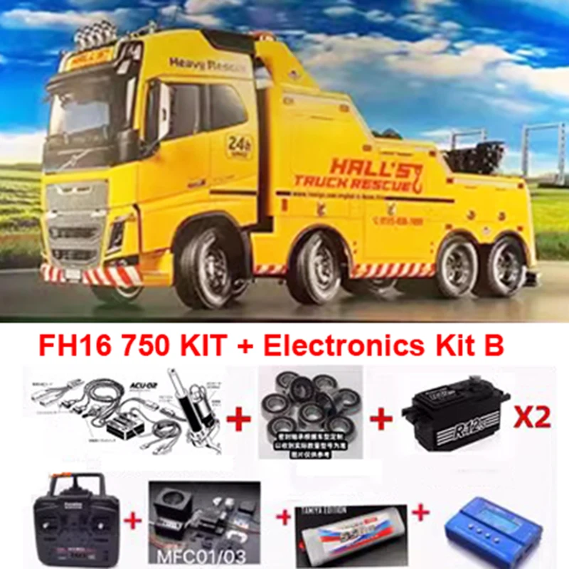 NEW Tamiya Tractor 1/14 8X4 FH - Model Kit Instructions review and price